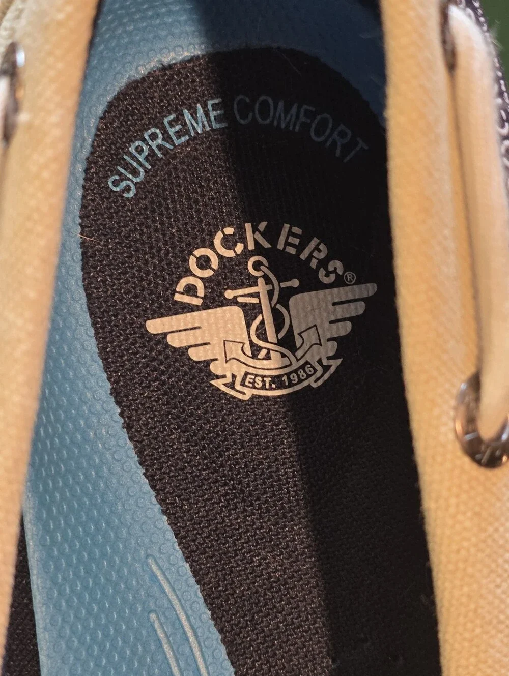 Dockers Canvas Boat Shoes with Lace Detail